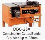 DBC-25X portable rebar cutter/bender, cortador de vergalhão